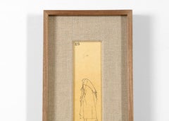 Bernard Boutet de Monvel, Framed Drawing Made Crossing Sarhara, France, c. 1922