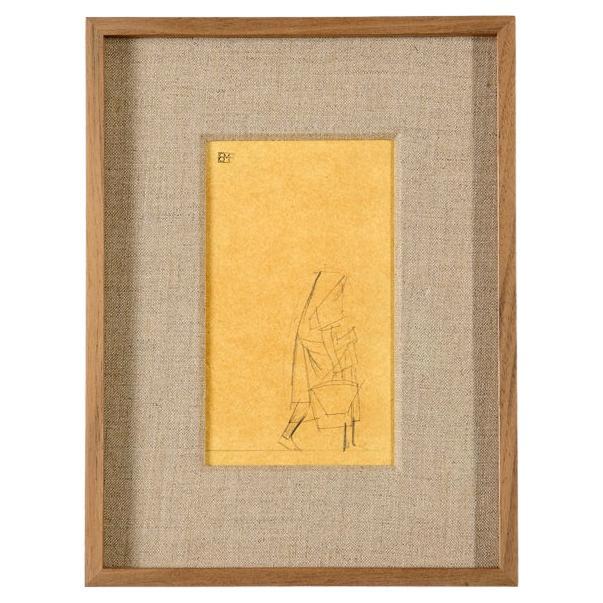 Bernard Boutet de Monvel, dessin encadré réalisé lors de la traversée de Sarhara, France, c.C. 1922 en vente