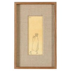 Bernard Boutet de Monvel, Framed Drawing Made Crossing Sarhara, France, c. 1922
