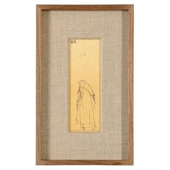 Bernard Boutet de Monvel, Disegno incorniciato realizzato attraversando Sarhara, Francia, C.C. 1922
