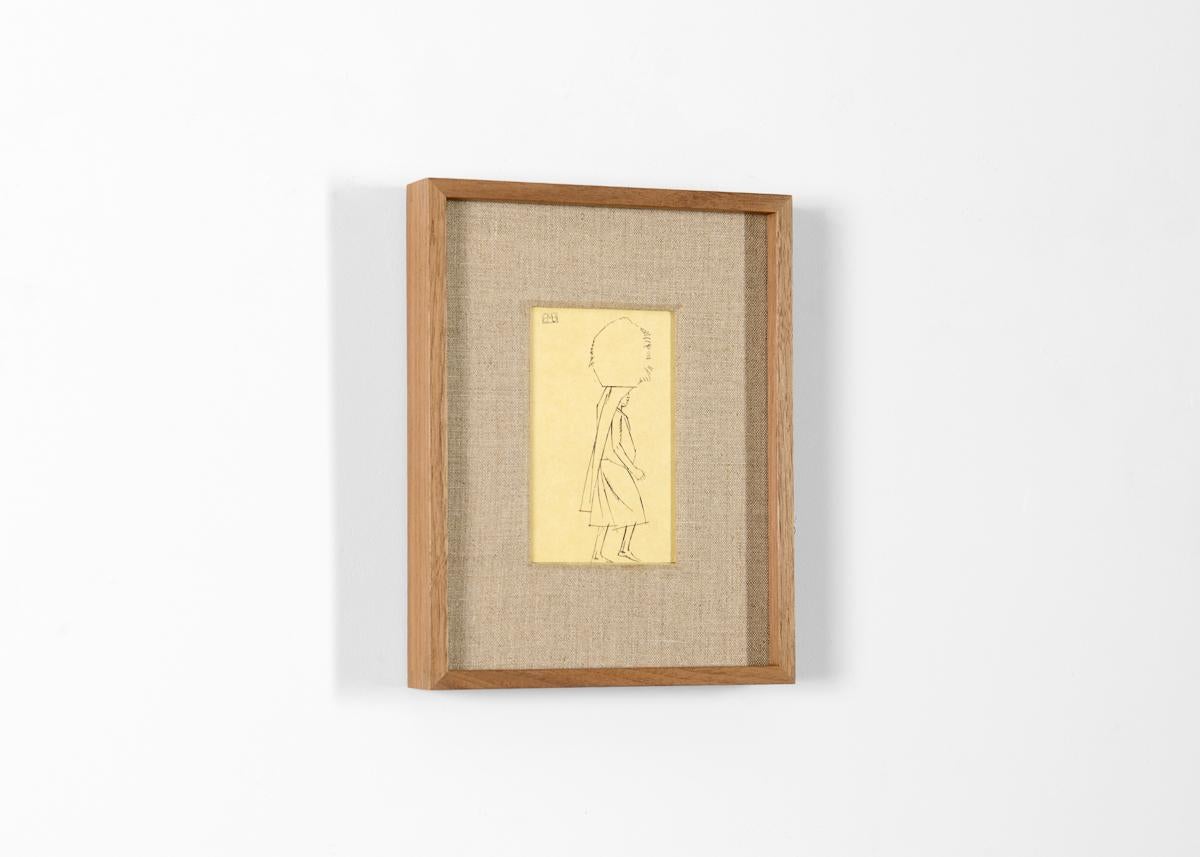 Bernard Boutet de Monvel, Framed Drawing Made Crossing Sarhara, France, c. 1922