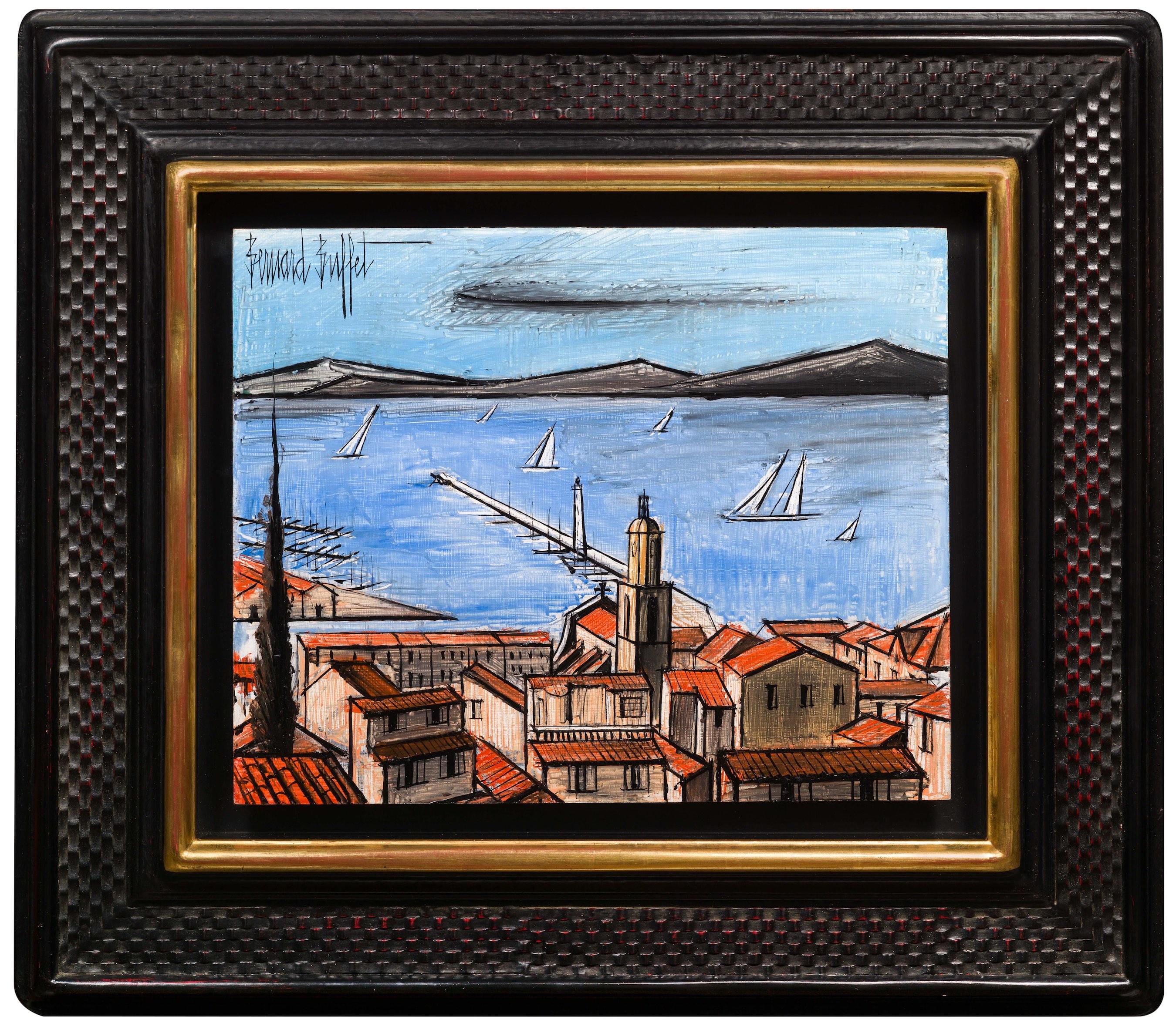Saint-Tropez - Painting by Bernard Buffet