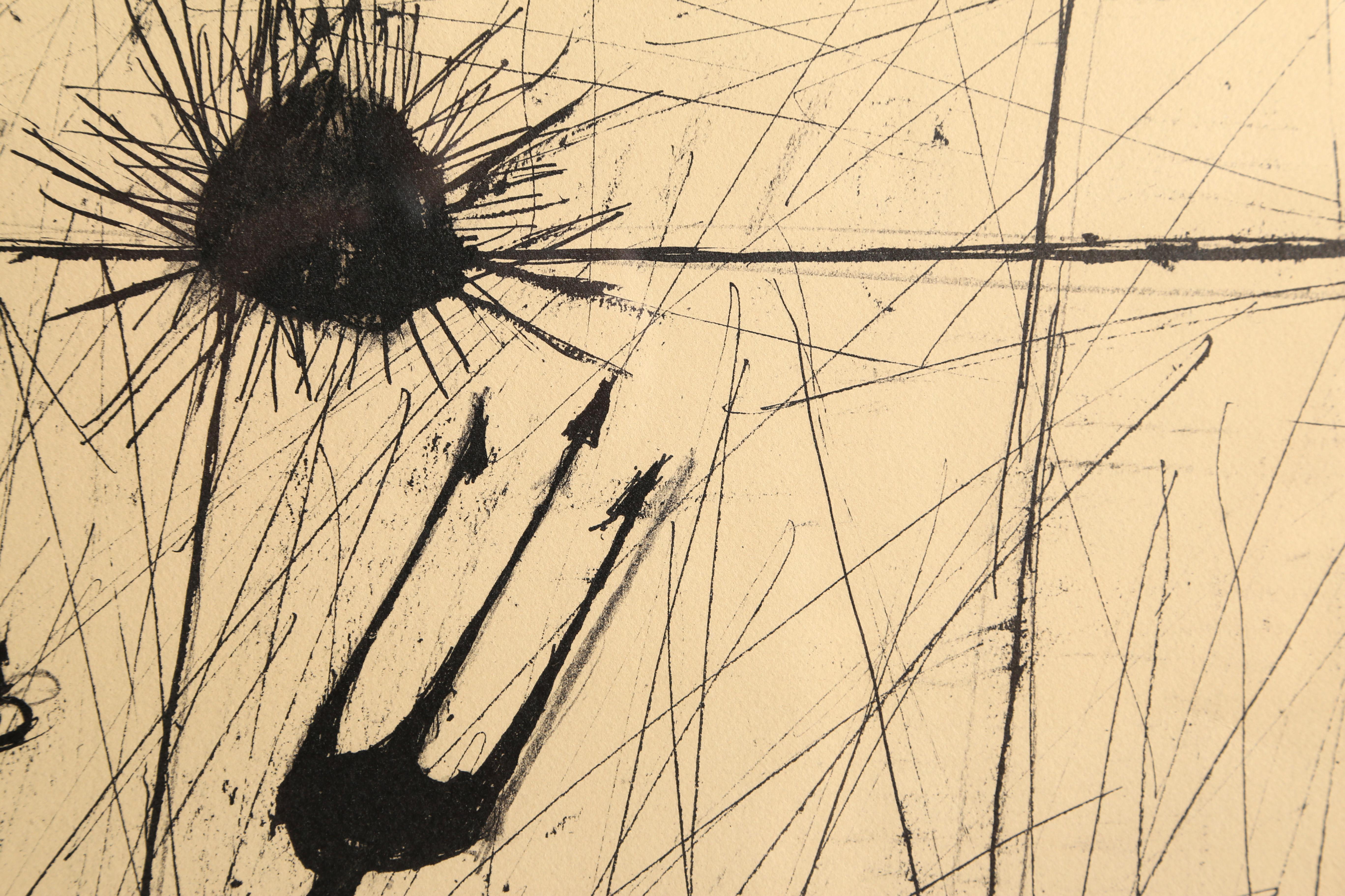Ourisns et Lampe a Petrole, Escuela de París Litografía de Bernard Buffet en venta 1