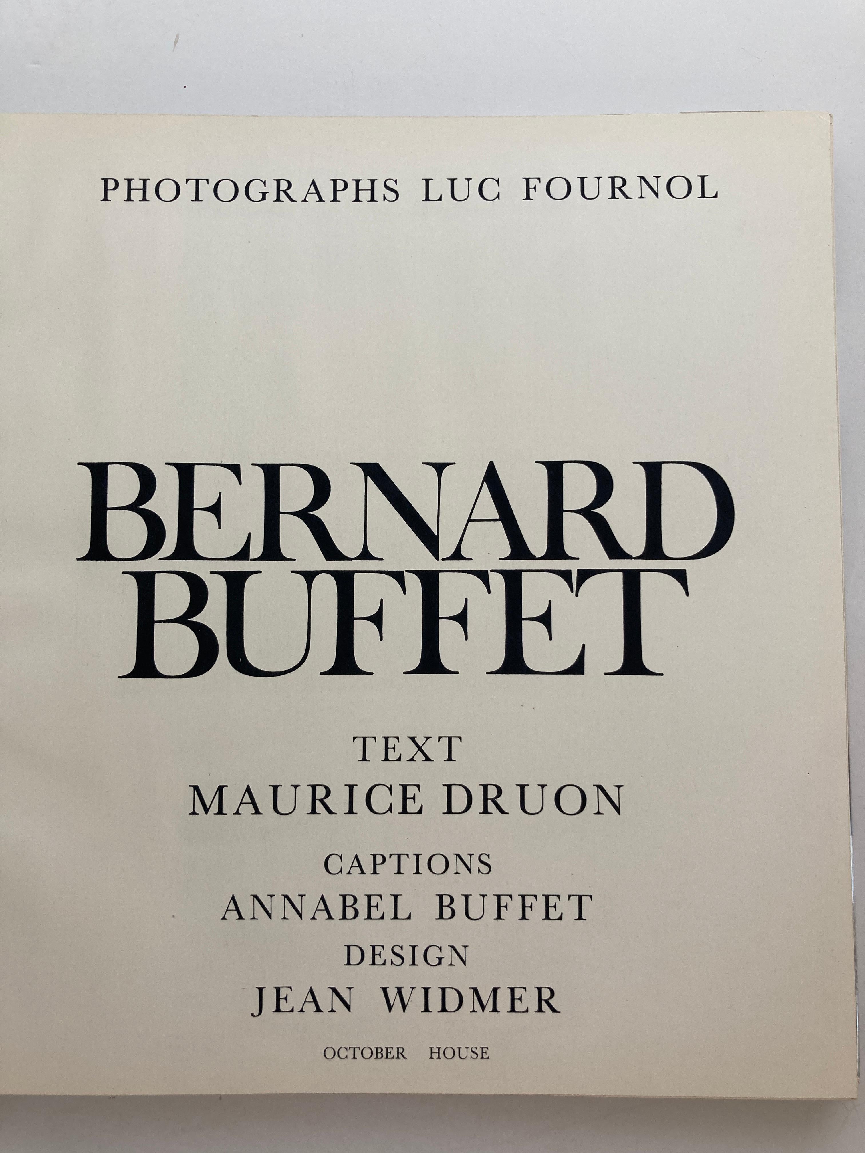 Bernard Buffet Coffee Table Art Collector Book, 1966 In Good Condition For Sale In North Hollywood, CA