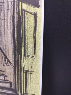 Buffet Bernard Buffet « CONCIERGE »  Série « » FANTOMAS - Lithographie Mourlot