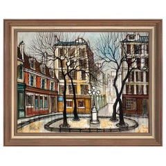 Huile sur panneau « Follower » de Bernard Buffet, St Germaine, signée et datée de 1972