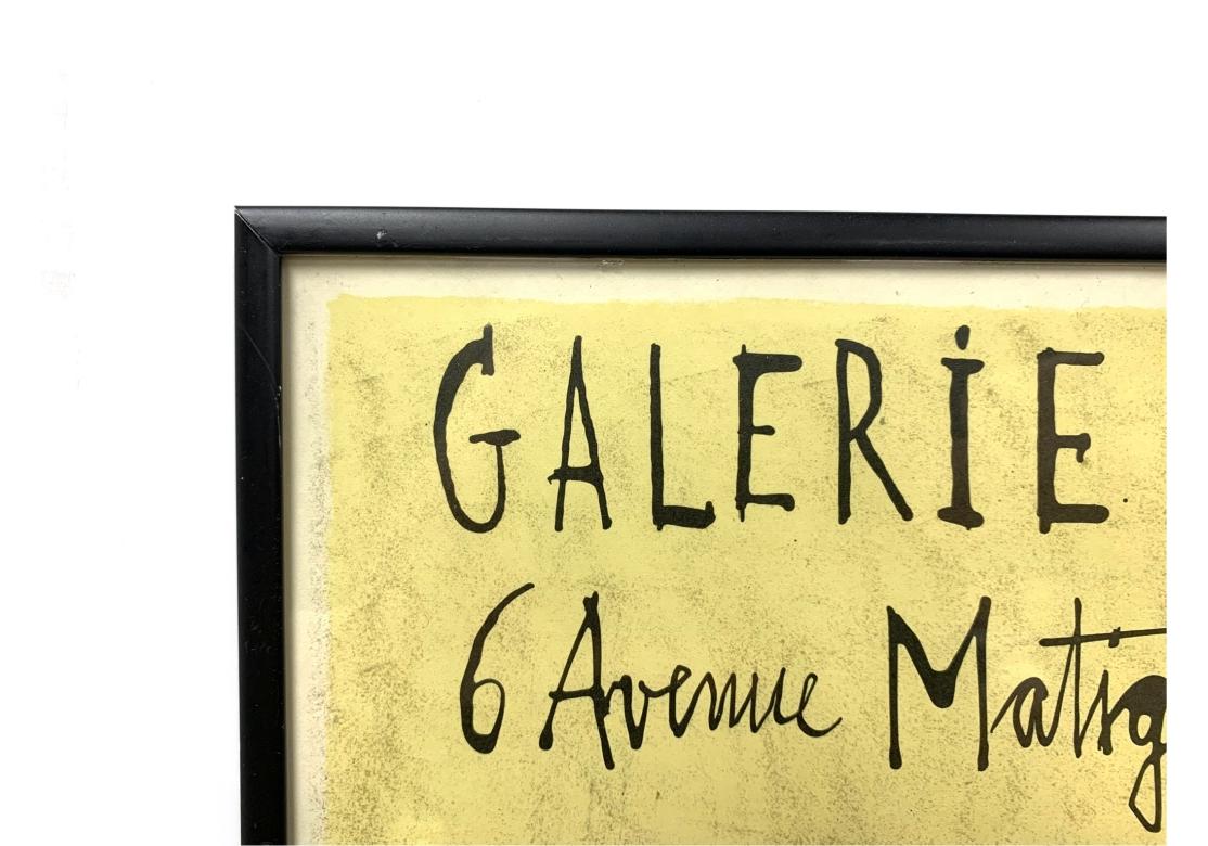 Bernard Buffet (Fr., 1928-1999) 1979 Farblithographie Ausstellungsplakat 