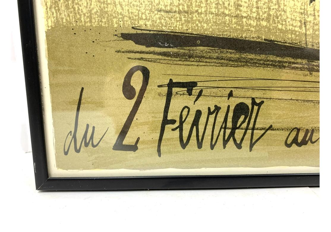 Bernard Buffet (Fr., 1928-1999) 1979 Farblithographie Ausstellungsplakat 