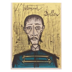 Bernard Buffet "L' INTENDANT DOLLON " FANTOMAS series - Lithography Mourlot