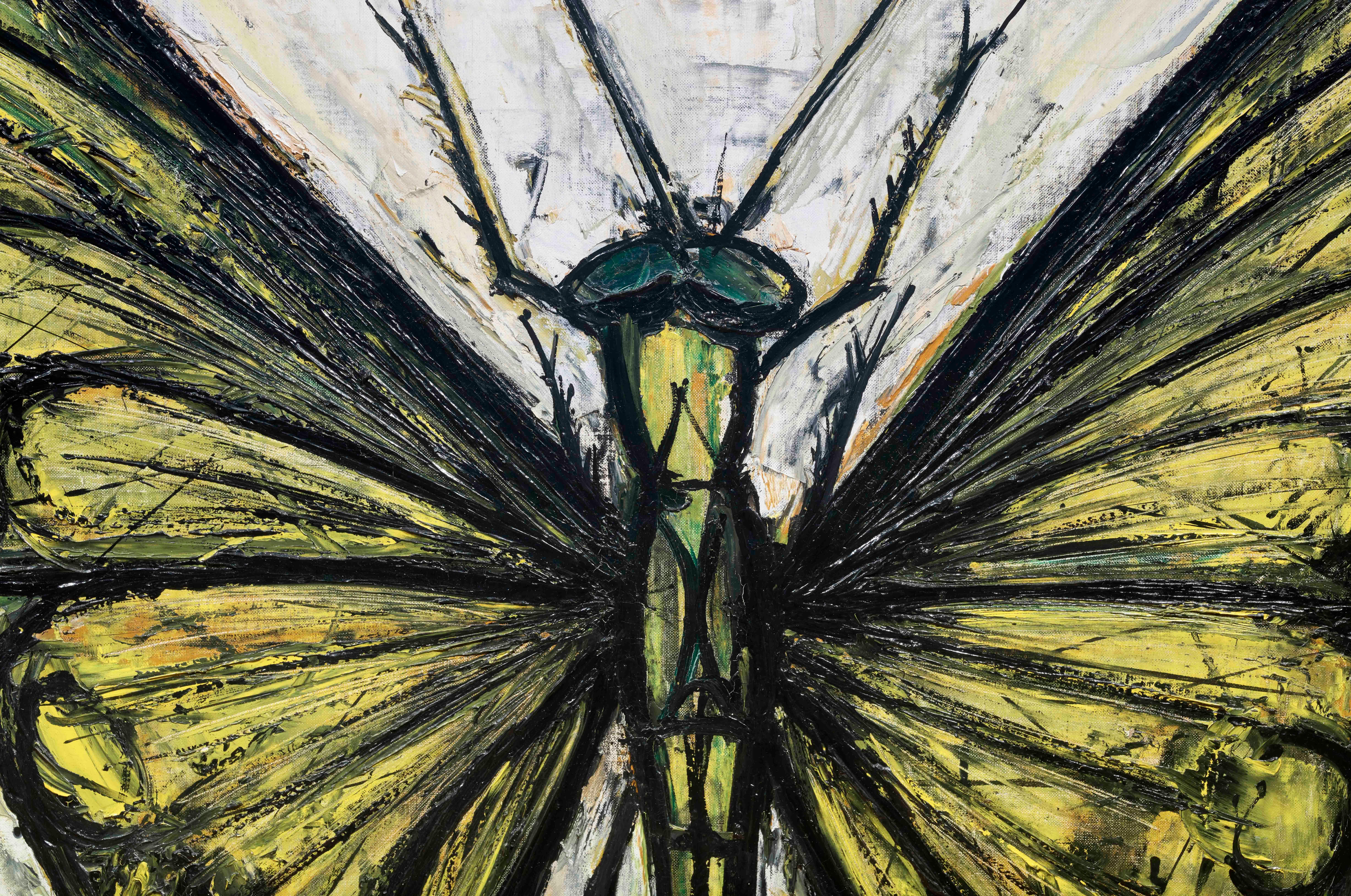 Butterfly - Expressionist Painting by Bernard Buffet