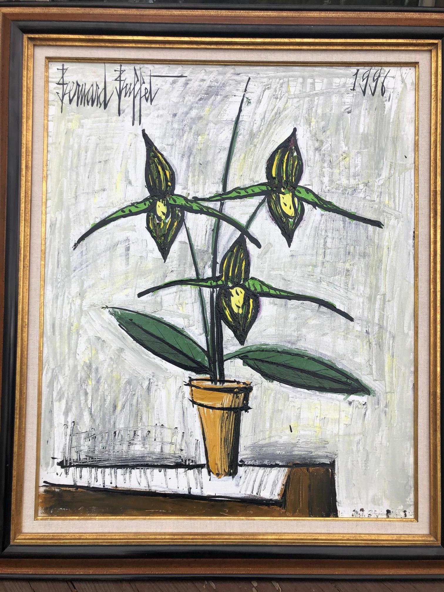 Lilies - Painting by Bernard Buffet