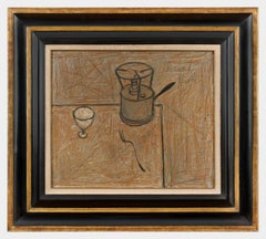 Nature morte au réchaud de Bernard Buffet - Nature morte, peinture, huile sur panneau