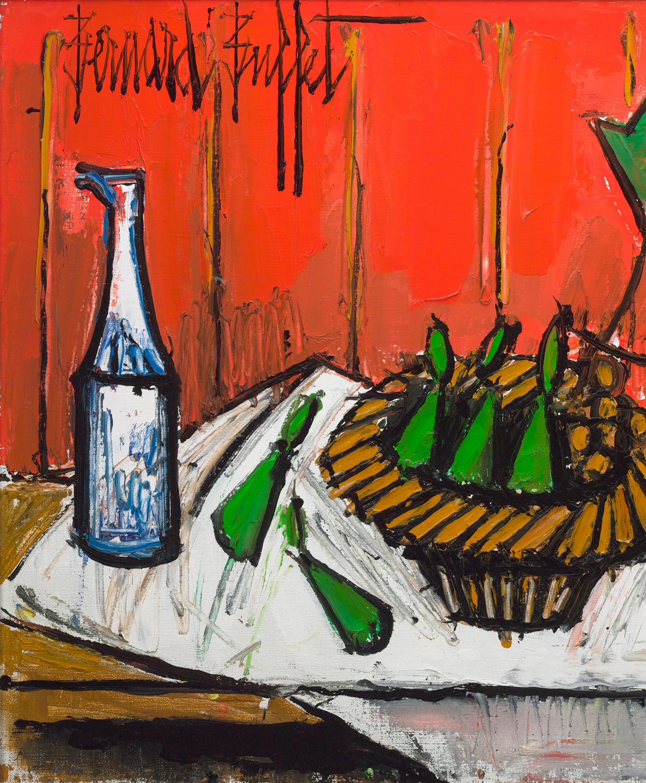 Panier de frutas y ramo de Bernard Buffet 2