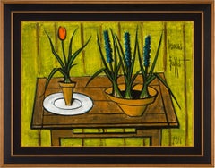 Une tulipe et trois jacinthes de Bernard Buffet