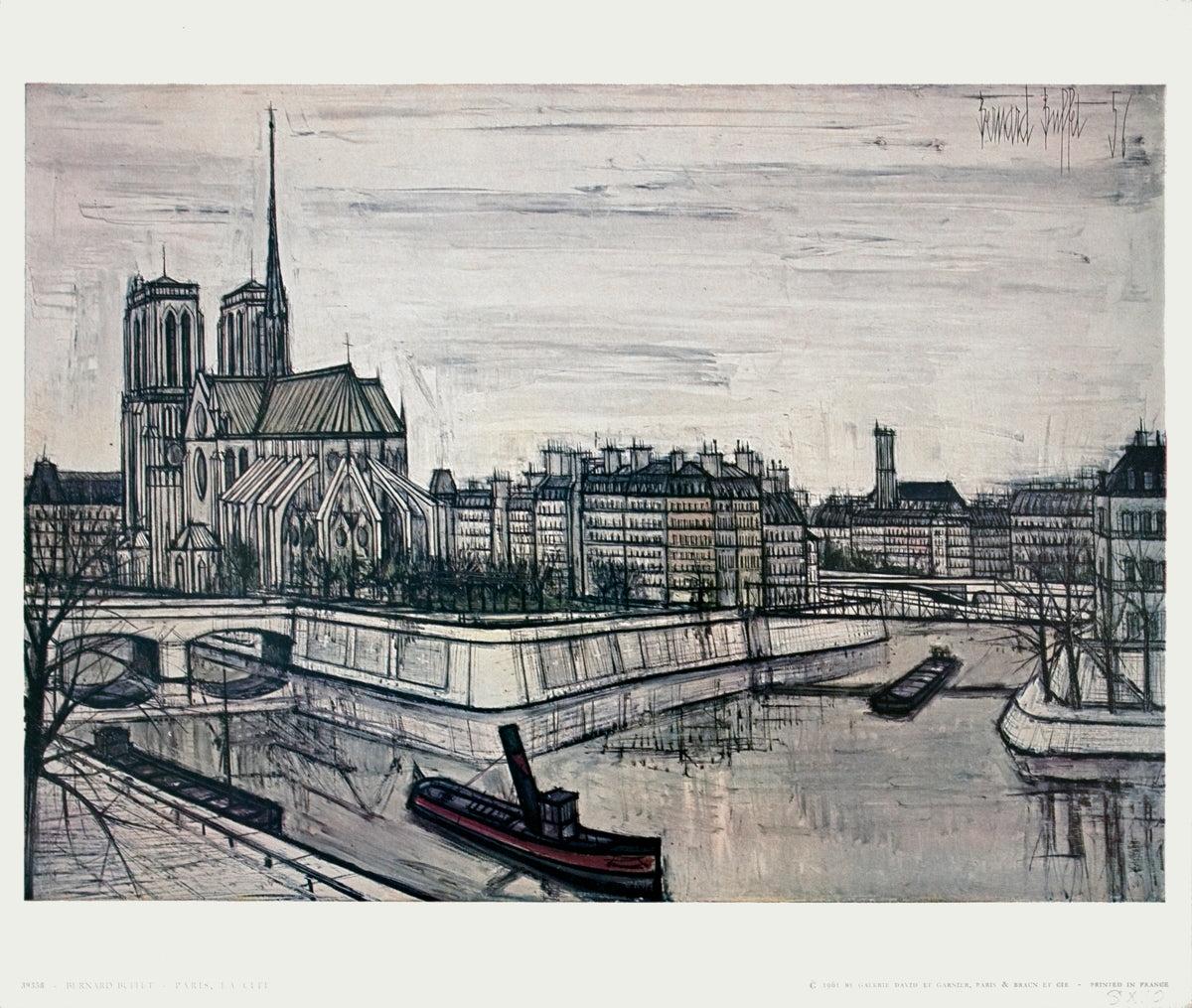 Landscape Photograph Bernard Buffet - Paris, La Cité