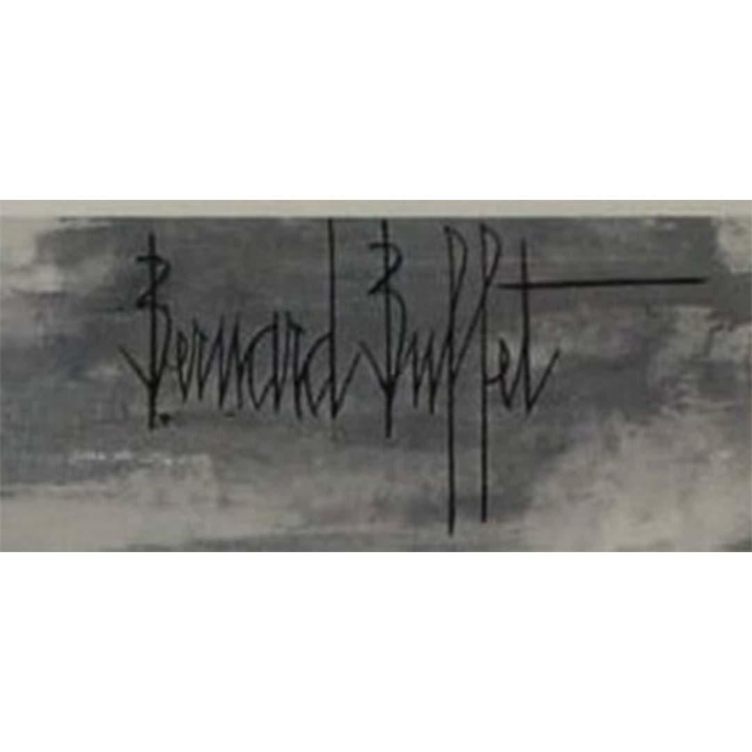 1973 Lithograph Village au soleil, bord de rivière by Bernard Buffet For Sale 2