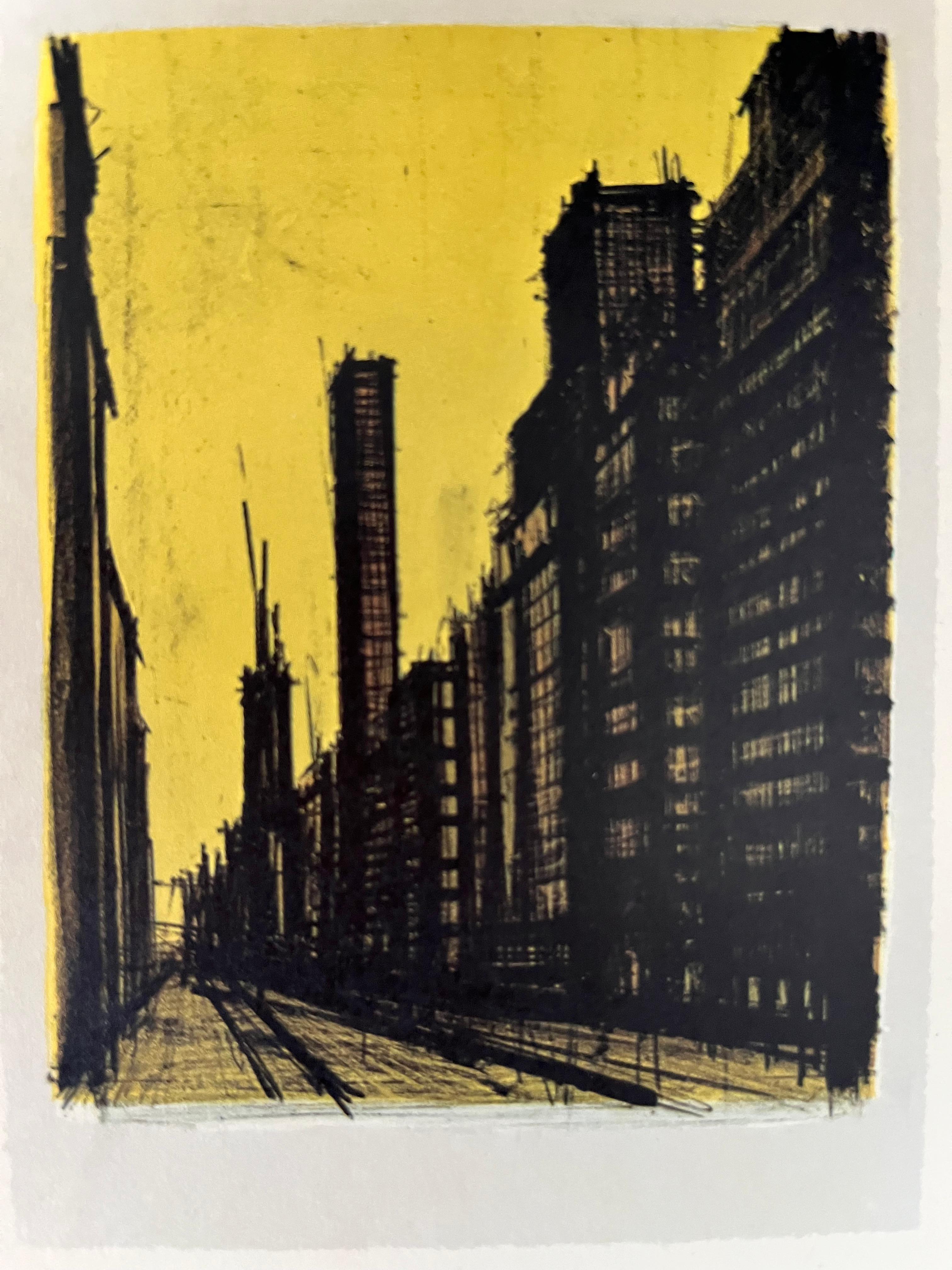 Bernard Buffet Landscape Print - Album of New York