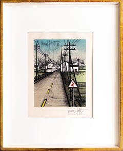 Bernard Buffet (1928–1999) – La Route – Color lithograph on Arches paper – 1961