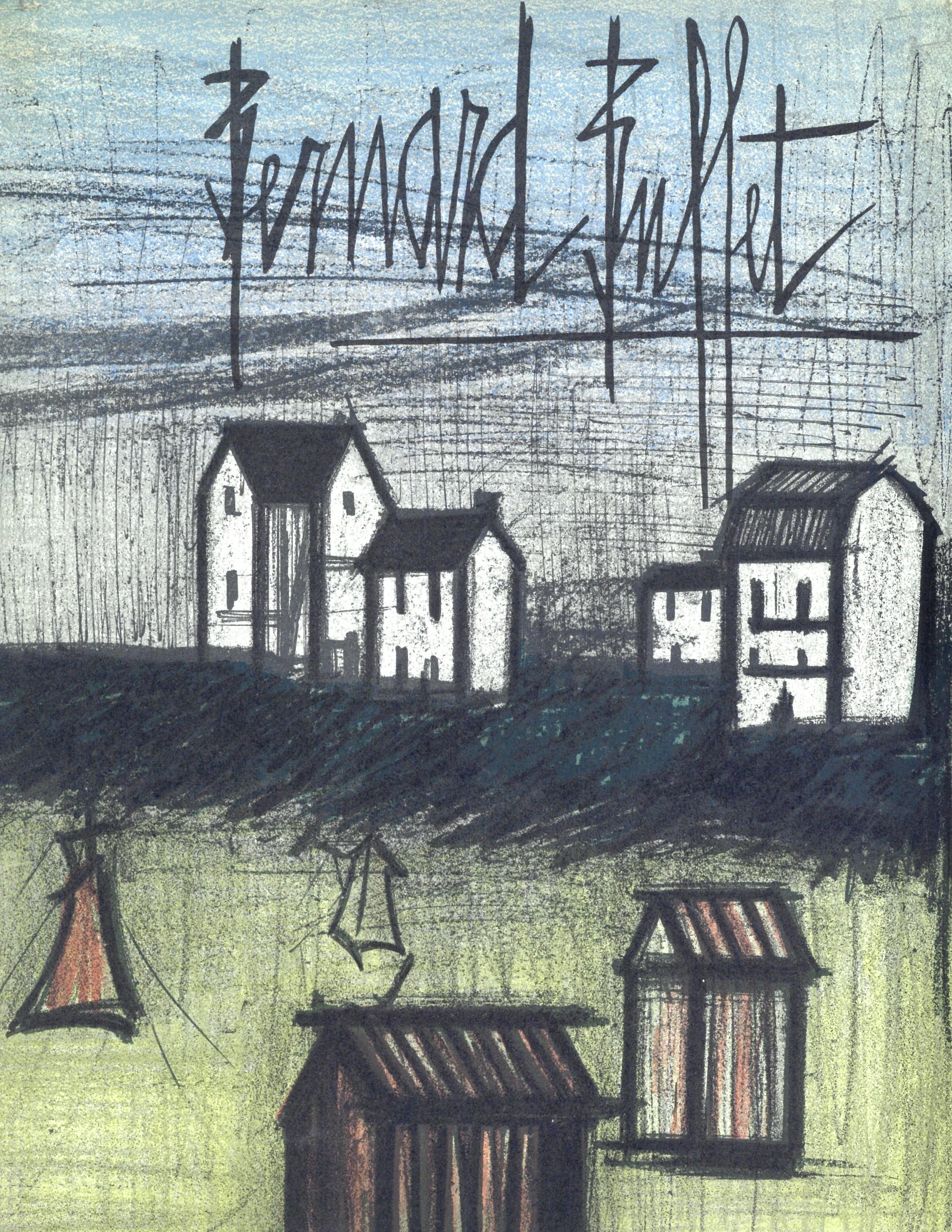 Bernard Buffet, A Small Beach, from Lithographs 1952-1966, 1967