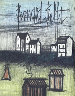 Bernard Buffet, A Small Beach, from Lithographs 1952-1966, 1967