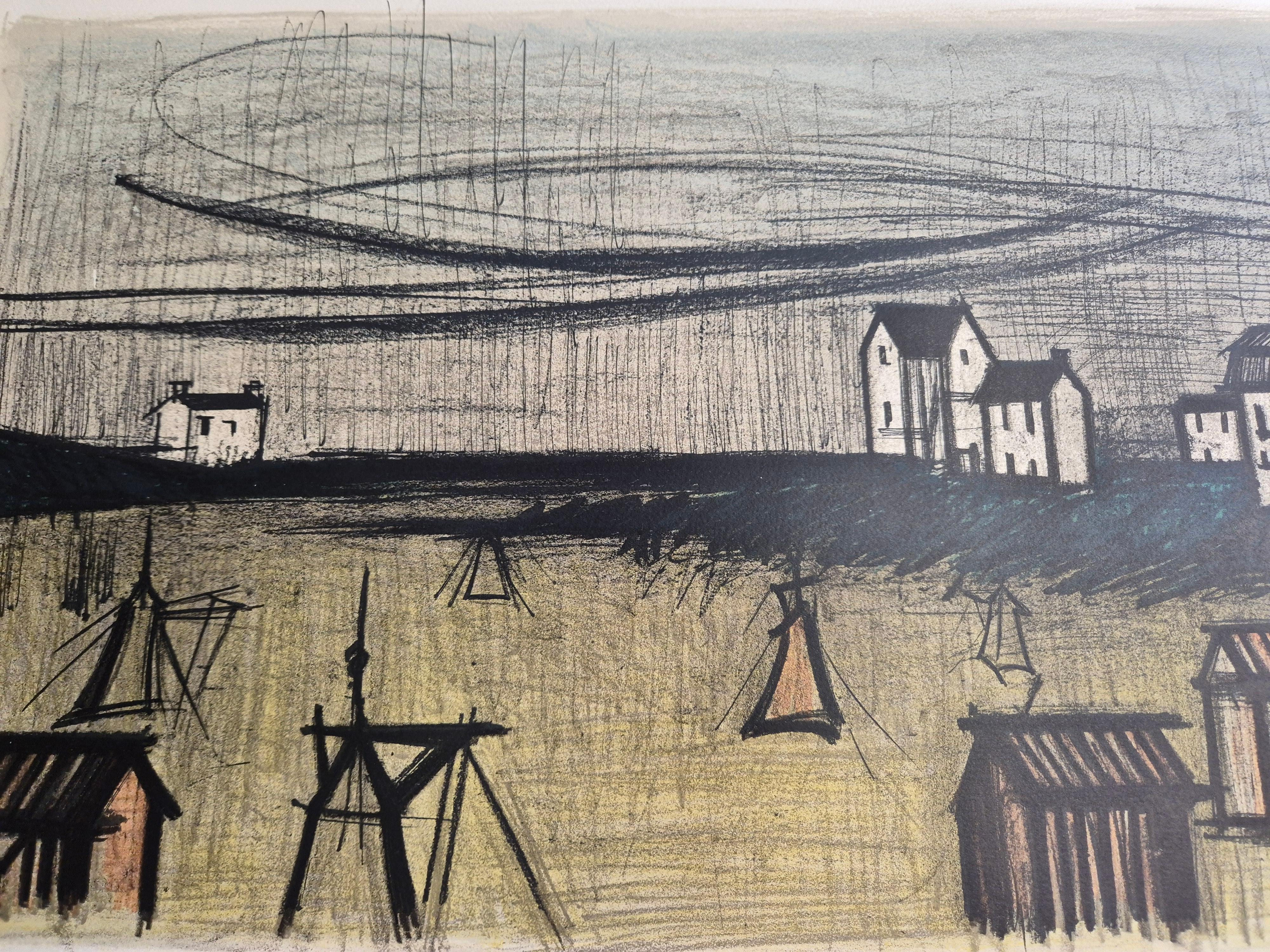 Bernard Buffet -- A Small Beach (La Petite Plage ) For Sale 1