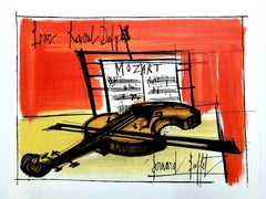 Bernard Buffet - Homenaje a Dufy - Litografía