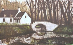 Bernard Buffet, Bridge over the River, from Painters of Today, 1966 (after)