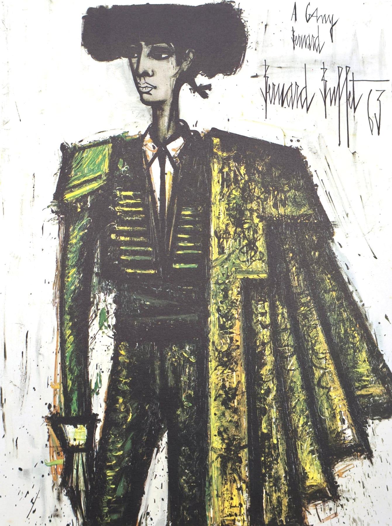 Bernard Buffet, Bullfighter, from Painters of Today, 1966 (after)