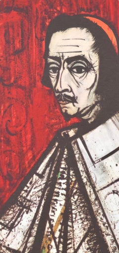 Bernard Buffet, Cardinal Richelieu, from Painters of Today, 1966 (after)