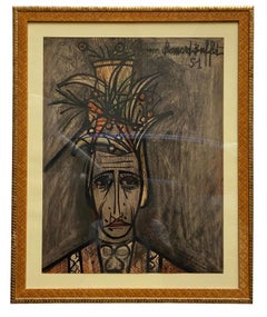 « carnaval », lithographie sur papier « édition limitée » 179/300 de Bernard Buffet