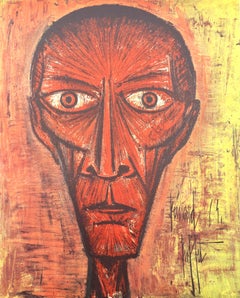 Bernard Buffet, Tête, d
après Peintres d
aujourd
hui, 1966 (d
après)