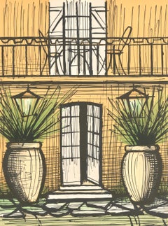 Bernard Buffet, House of Bernard Buffet, from Lithographs II, 1987
