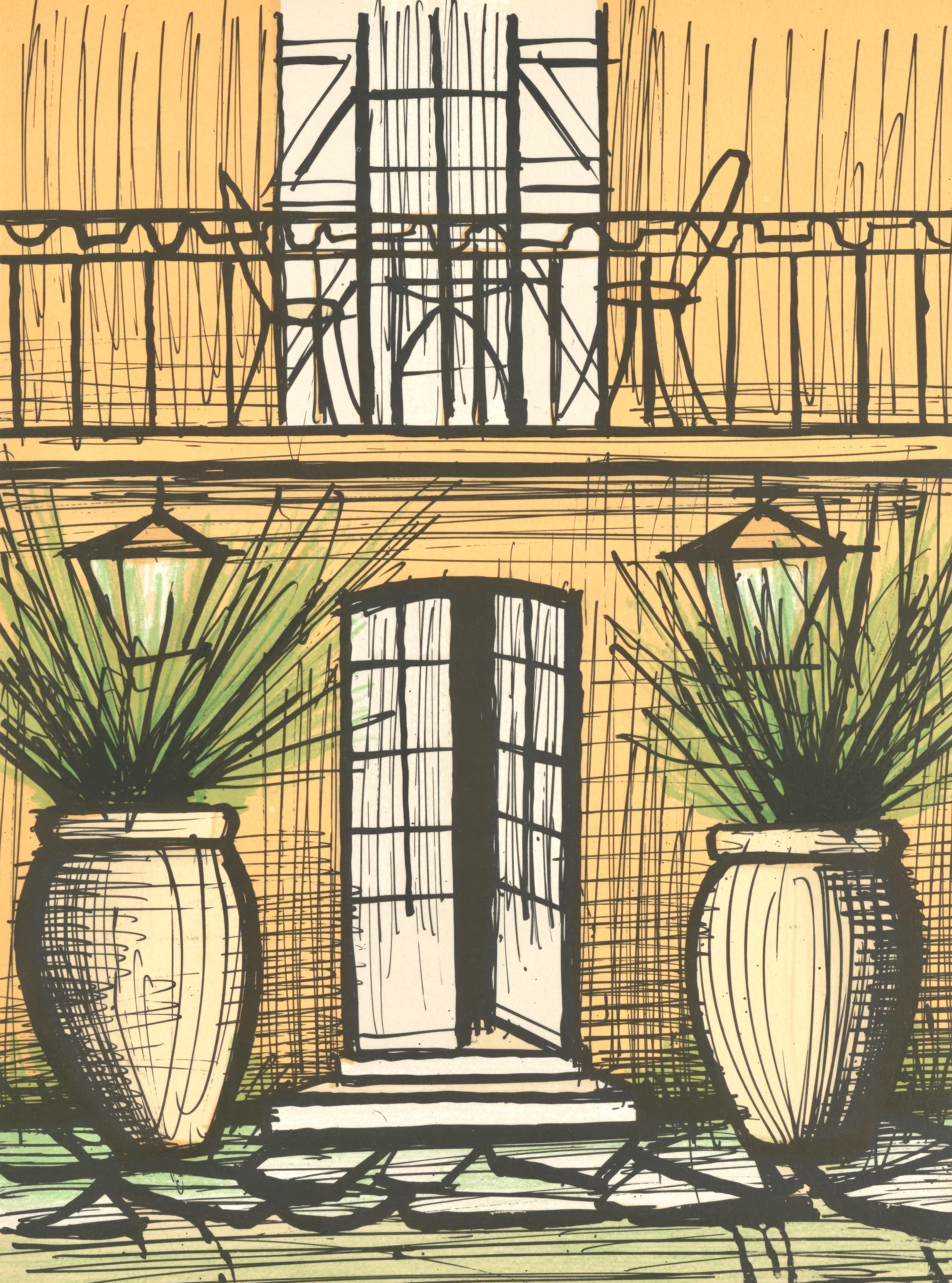 Bernard Buffet, Haus von Bernard Buffet, aus Lithographien II, 1987