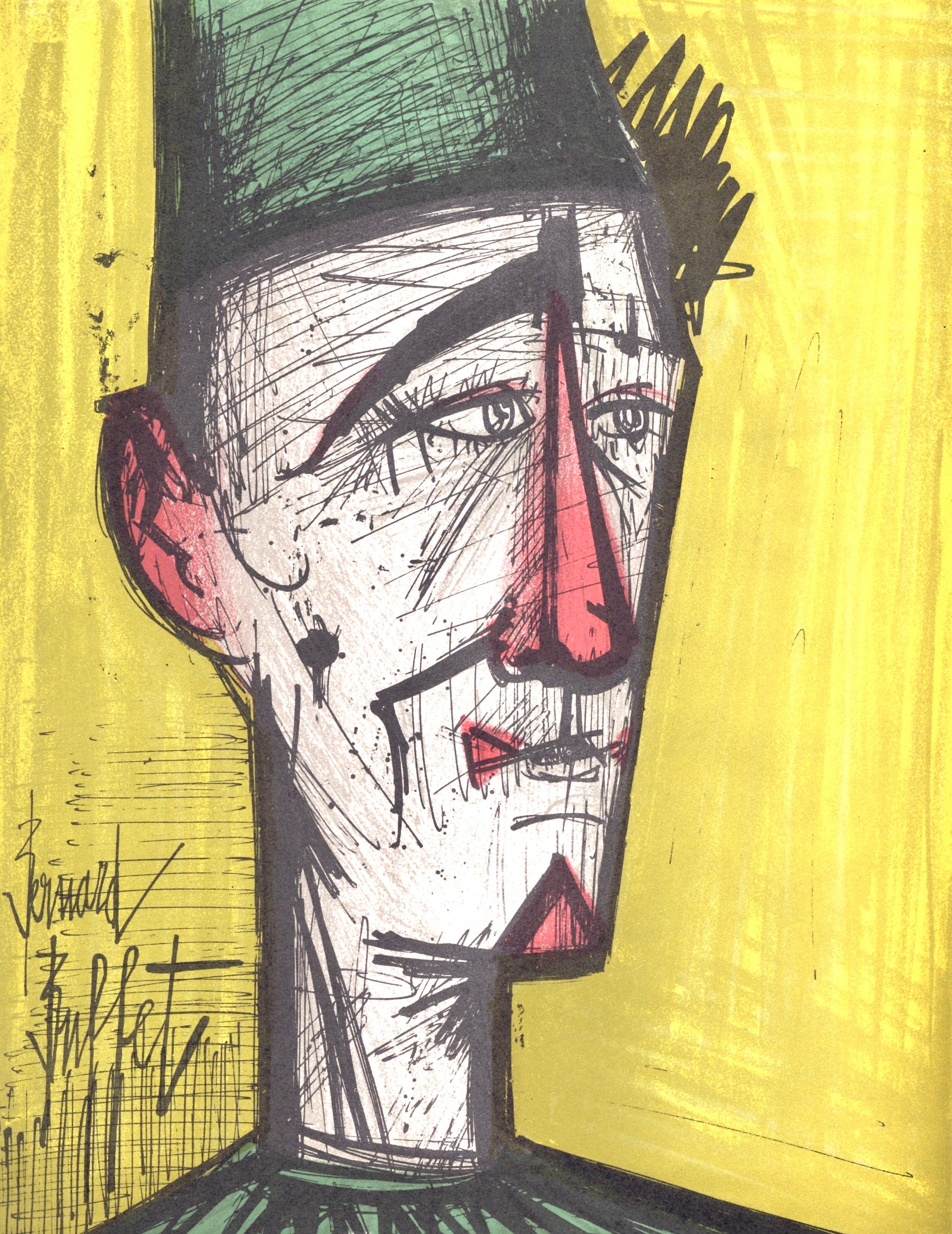 Bernard Buffet, Jojo the Clown, from Lithographs 1952-1966, 1967