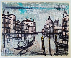 Bernard Buffet -- Le Grand Canal de Venice  ( The Grand Canal, Venice )