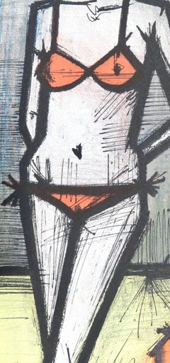 Bernard Buffet, On the Beach, from Lithographs 1952-1966, 1967