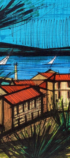 Bernard Buffet, Saint-Tropez, from Lithographs I, 1979