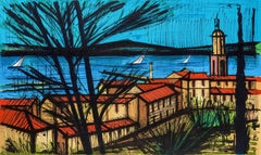Bernard Buffet, Saint-Tropez, from Lithographs I, 1979