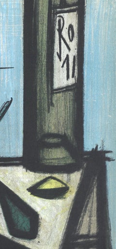 Bernard Buffet, Nature morte à la bouteille, d'après les lithographies 1952-1966, 1967