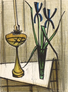 Bernard Buffet, Naturaleza muerta con lirios, de Litografías I, 1979
