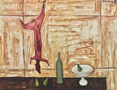 Bernard Buffet, Still Life with Rabbit, from Painters of Today, 1966 (after) Bernard Buffet, Still Life with Rabbit, from Painters of Today, 1966 (after)