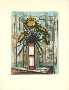 Bernard Buffet 'Sunflowers' 1975