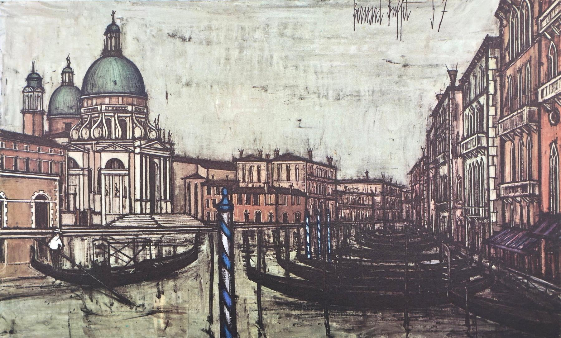 Bernard Buffet, The Grand Canal of Venice, from Painters of Today, 1966 (after)