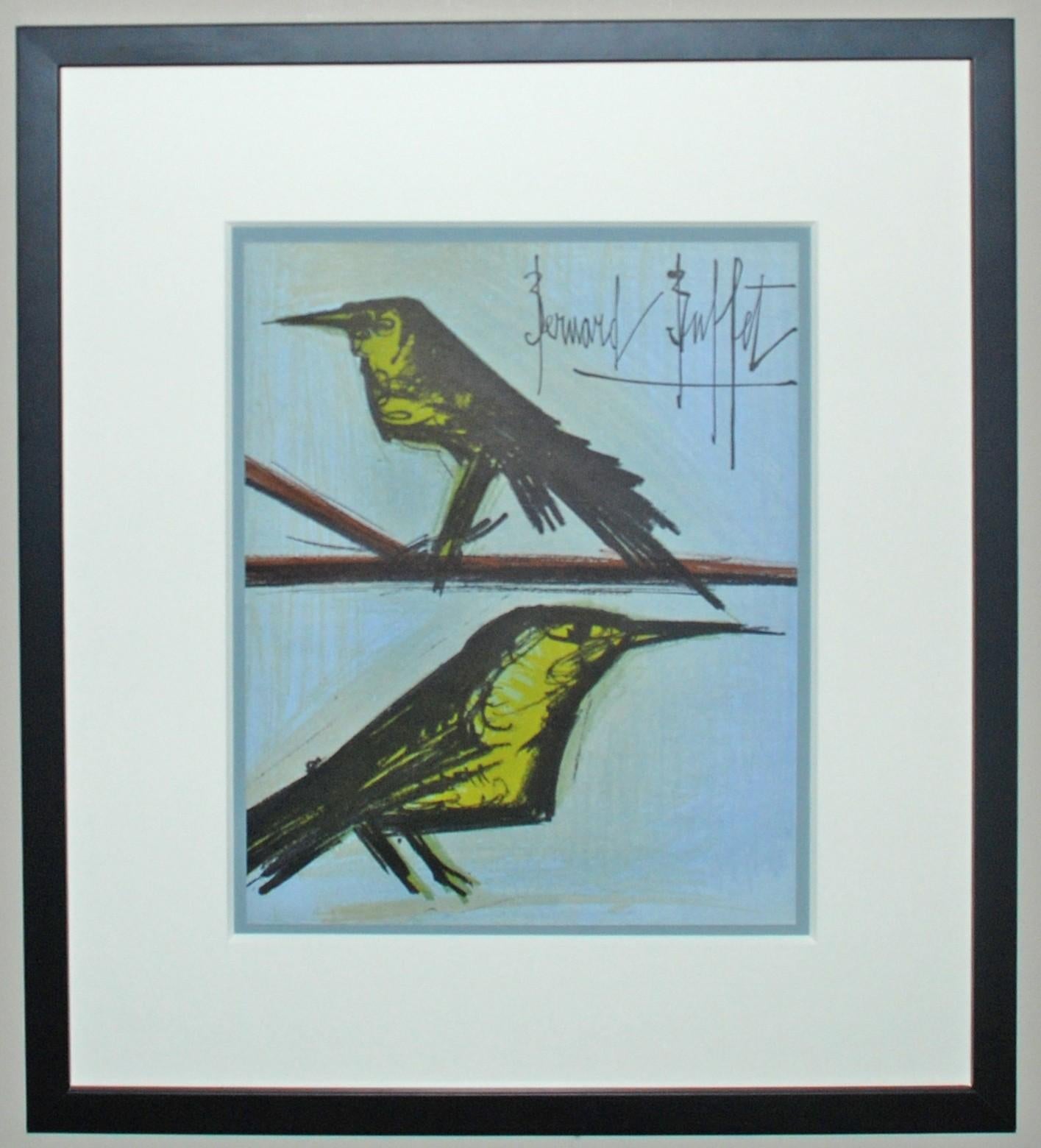 Bernard Buffet Animal Print - Bird Couple (frontispiece)