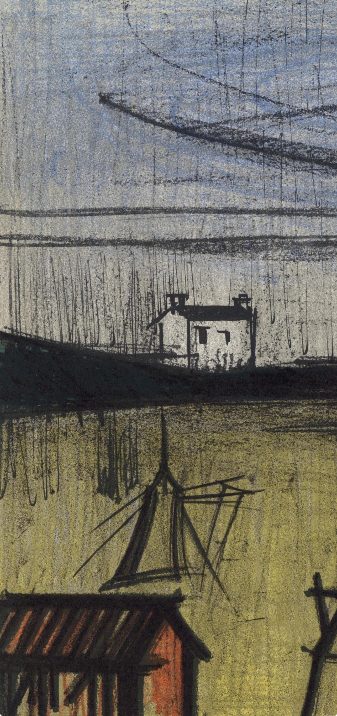 Buffet, La petite plage, Litografie 1952-1966 (dopo) - Print di Bernard Buffet