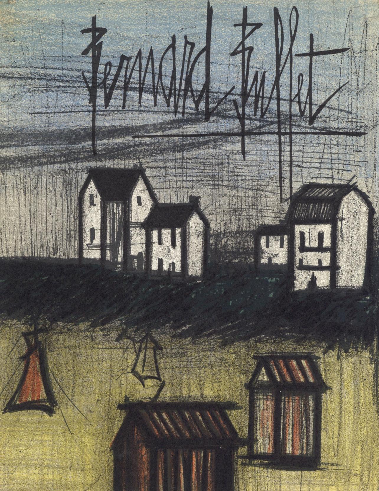 Figurative Print di Bernard Buffet - Buffet, La petite plage, Litografie 1952-1966 (dopo)