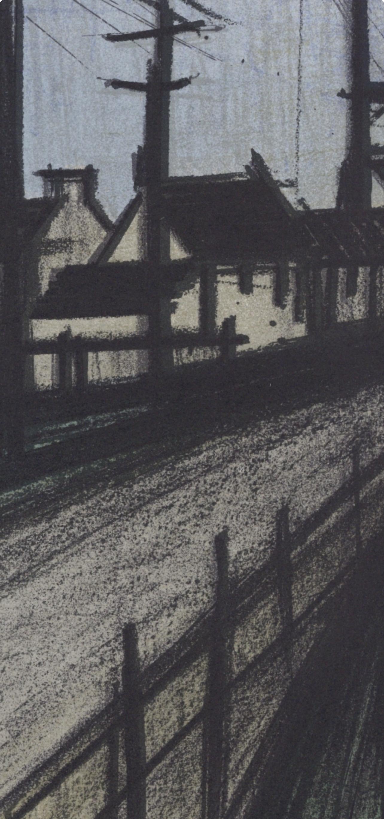 Buffet, La route du village, Litografie 1952-1966 (dopo) - Print di Bernard Buffet