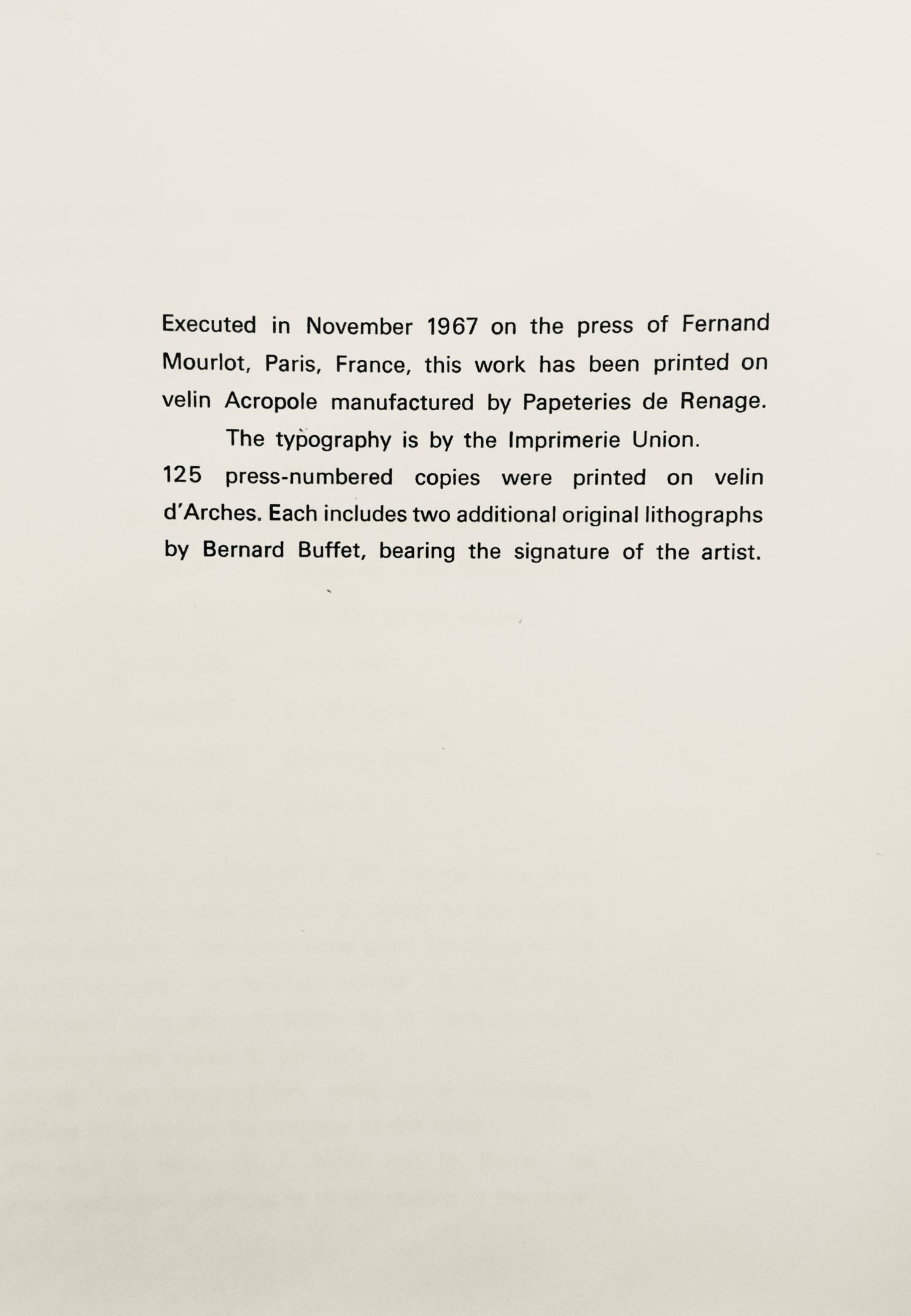 Buffet, La route du village, Litografie 1952-1966 (dopo) in vendita 2