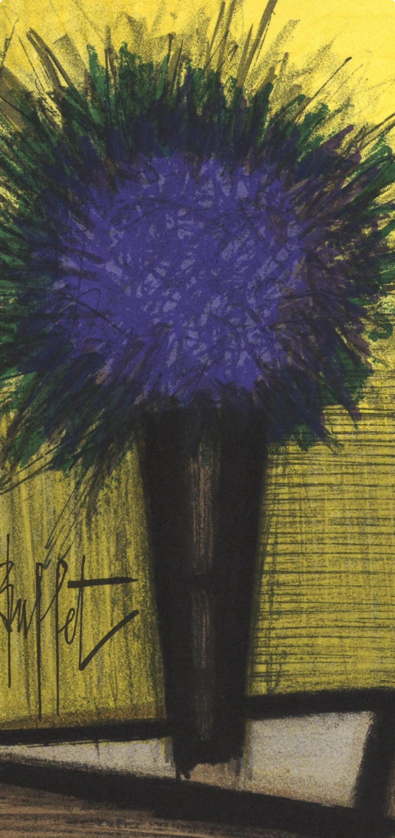 Buffet, Le bouquet violet, Litografie 1952-1966 (dopo) - Print di Bernard Buffet