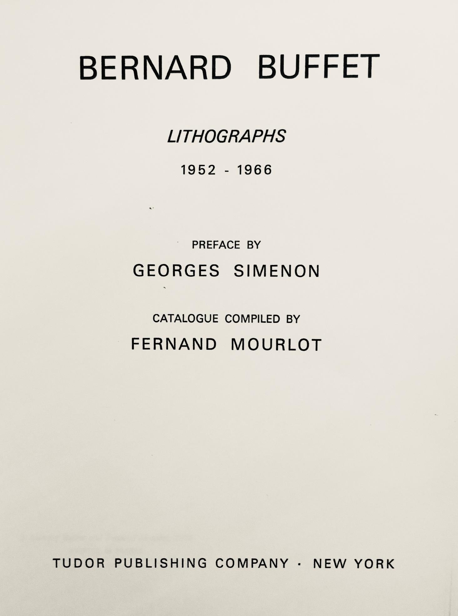 Buffet, Le bouquet violet, Litografie 1952-1966 (dopo) in vendita 1